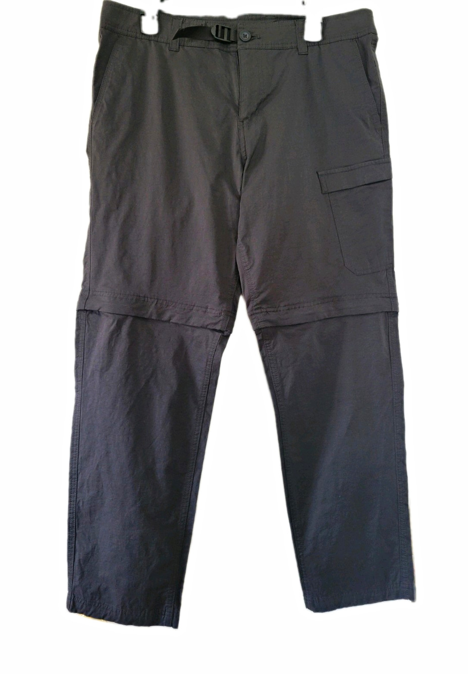 ZeroXposur Men’s 34x30 Convertible Hiking Cargo Pants Gray Gorpcore Zip-Off